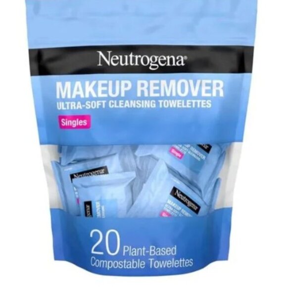 NWT Makeup‎ Remover Wipes Singles, Individually Wrapped Face Wipes BONUS Sponges - Picture 2 of 5